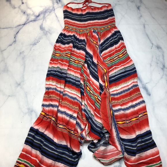 Philosophy Blue & Red Striped Handkerchief Dress - Picture 7 of 7